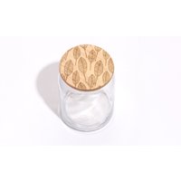 Weiche Feder/Holz Deckel Glas von LuccaWorkshop