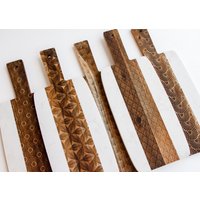 Weißer Marmor Und Holz Schneidebrett Serviertablett von LuccaWorkshop