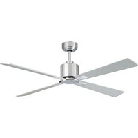Lucci AIR Climate I Deckenventilator 35W (Ø x H) 132cm x 31cm Chrom von Lucci AIR