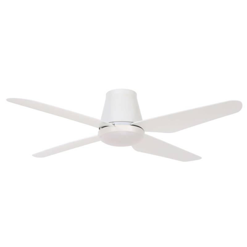 Lucci Air Deckenventilator mit LED Beleuchtung und Fernbedienung Airfusion Aria CTC Weiß 122 cm von Lucci Air
