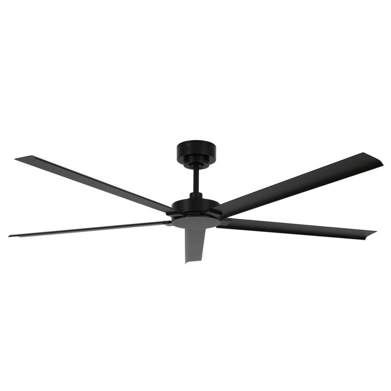 Lucci Air Outdoor Energiespar Deckenventilator mit Fernbedienung Monza Schwarz von Lucci Air