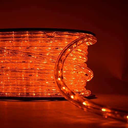 Luccika Professioneller LED-Lichtschlauch, rot, 50 Meter, zuschneidbar, gebrauchsfertig, mit Zubehör IP67, für den Innen- und Außenbereich von Luccika
