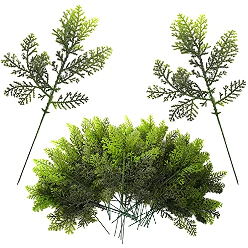 Luccyle 36 Stück Künstliche Kiefer Zweige,Künstliche Tannenzweige,Kiefernnadel,Künstliche Kiefernzweige DIY Zubehör Luccyle 36 Stück Künstliche Kiefer Zweige,Künstliche Tannenzweige,Kiefernnadel,Künstliche Kiefernzweige DIY Zubehör von Luccyle