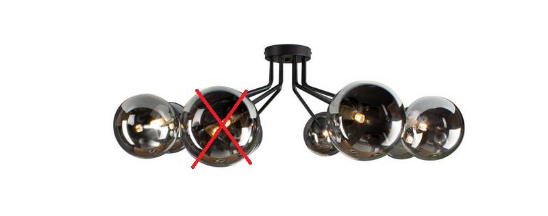 LUCE Design Neptun Deckenleuchte 8fach Deckenlampe Lampe Leuchte SIEHE TEXT/FOTO von Luce Design