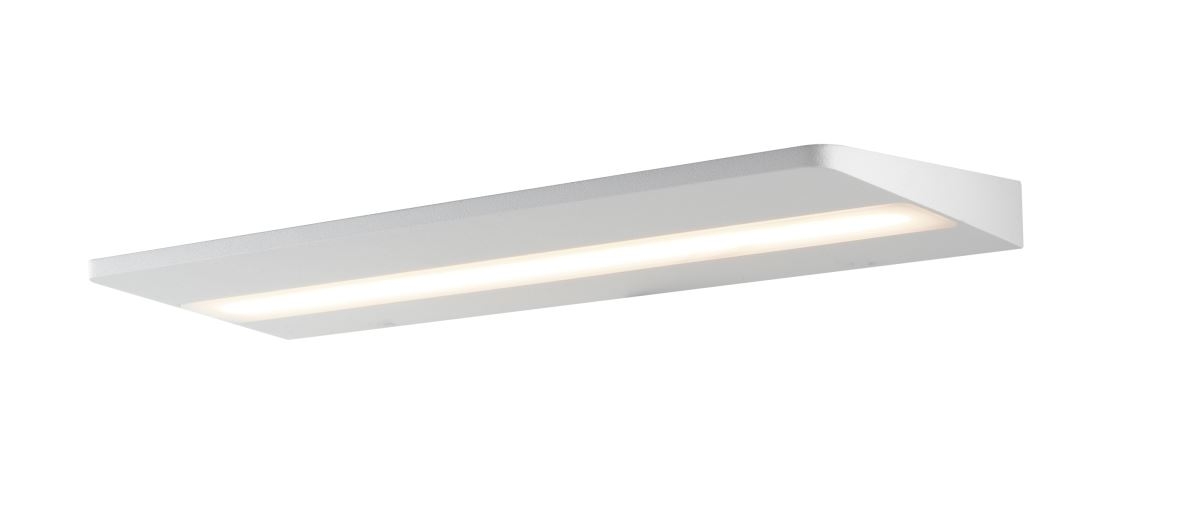 Luce Design Grado LED Wandleuchte weiß 800lm 4000K 14x42x4,5cm von Luce Design