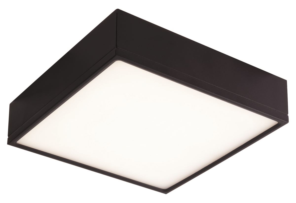 Luce Design Klio LED Deckenleuchte schwarz 2900lm 4000K 21,8x21,8x5,9cm von Luce Design