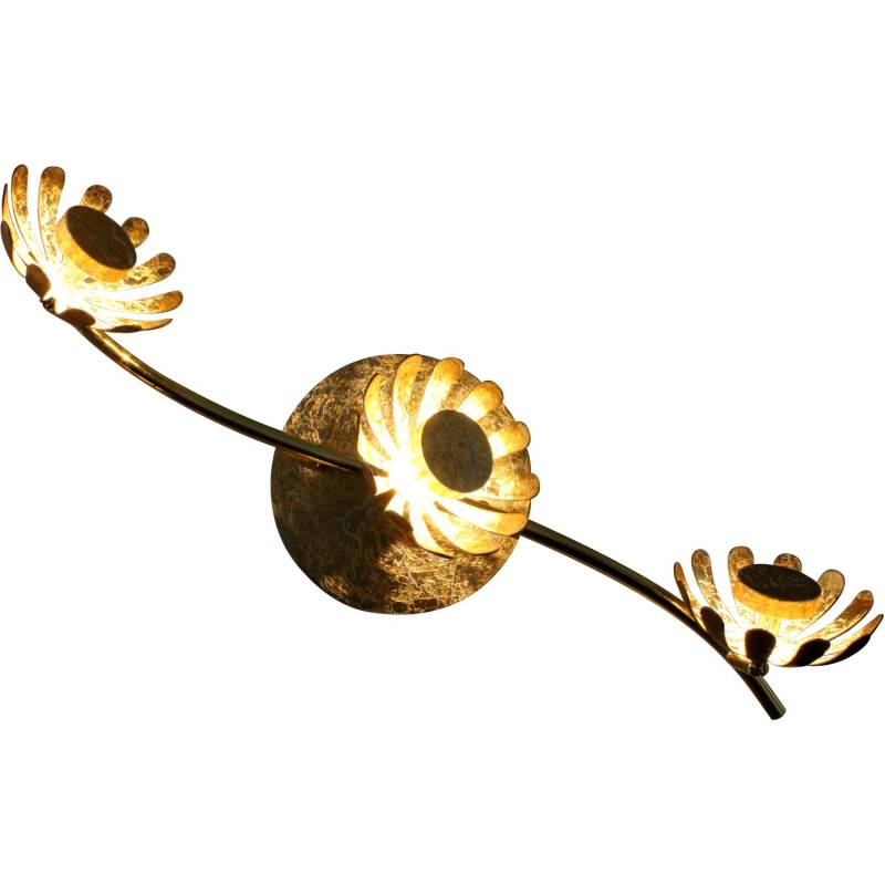 Luce Design LED-Deckenleuchte Bloom-Spots 9022-3 GO 3-flammig Gold Ø 10 cm von Luce Design