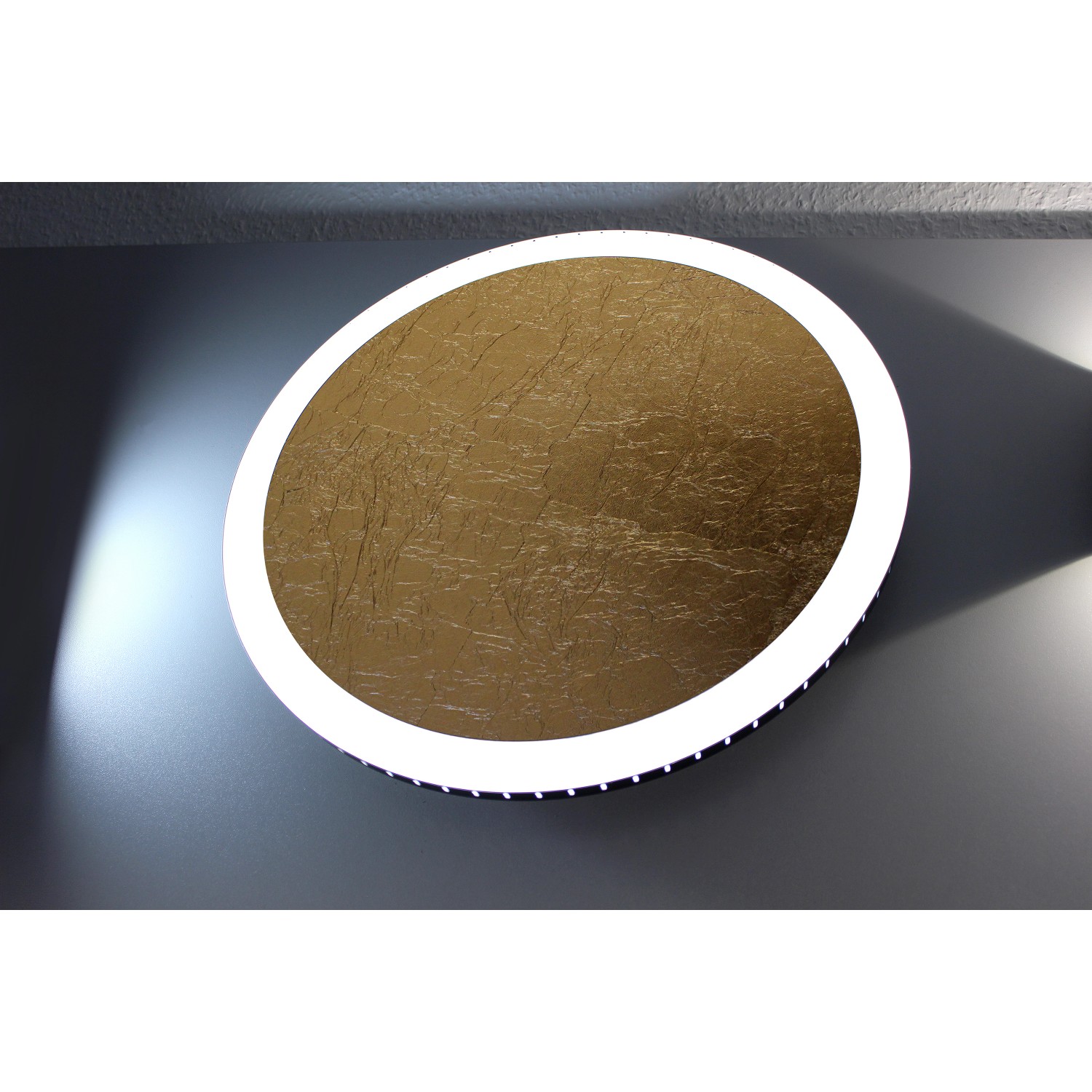 Luce Design LED-Deckenleuchte Moon 30 cm Gold von Luce Design