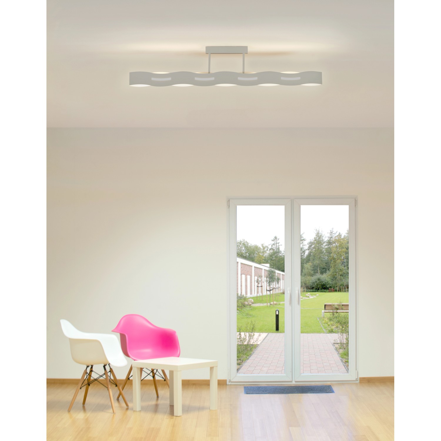 Luce Design LED-Deckenleuchte Wave Weiß von Luce Design