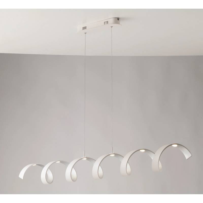 Luce Design LED-Pendelleuchte Helix Weiß-Silber 125 x 120 x 13,5 cm Luce Design LED-Pendelleuchte Helix Weiß-Silber 125 x 120 x 13,5 cm von Luce Design