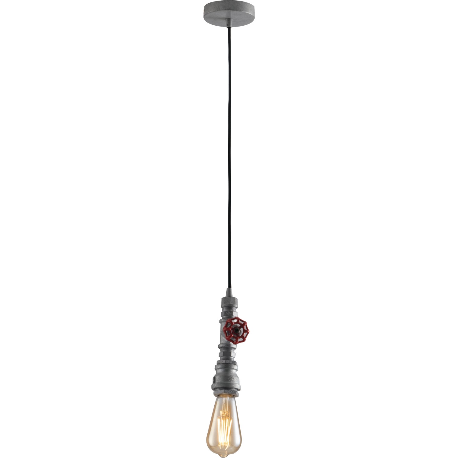 Luce Design Pendelleuchte Amarcord 1-flammig Zink Ø 12 cm von Luce Design