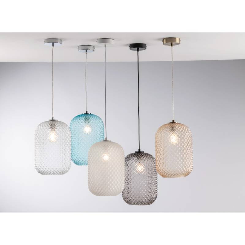 Luce Design Pendelleuchte Ashford 1-flammig Transparent Ø 20 cm von Luce Design