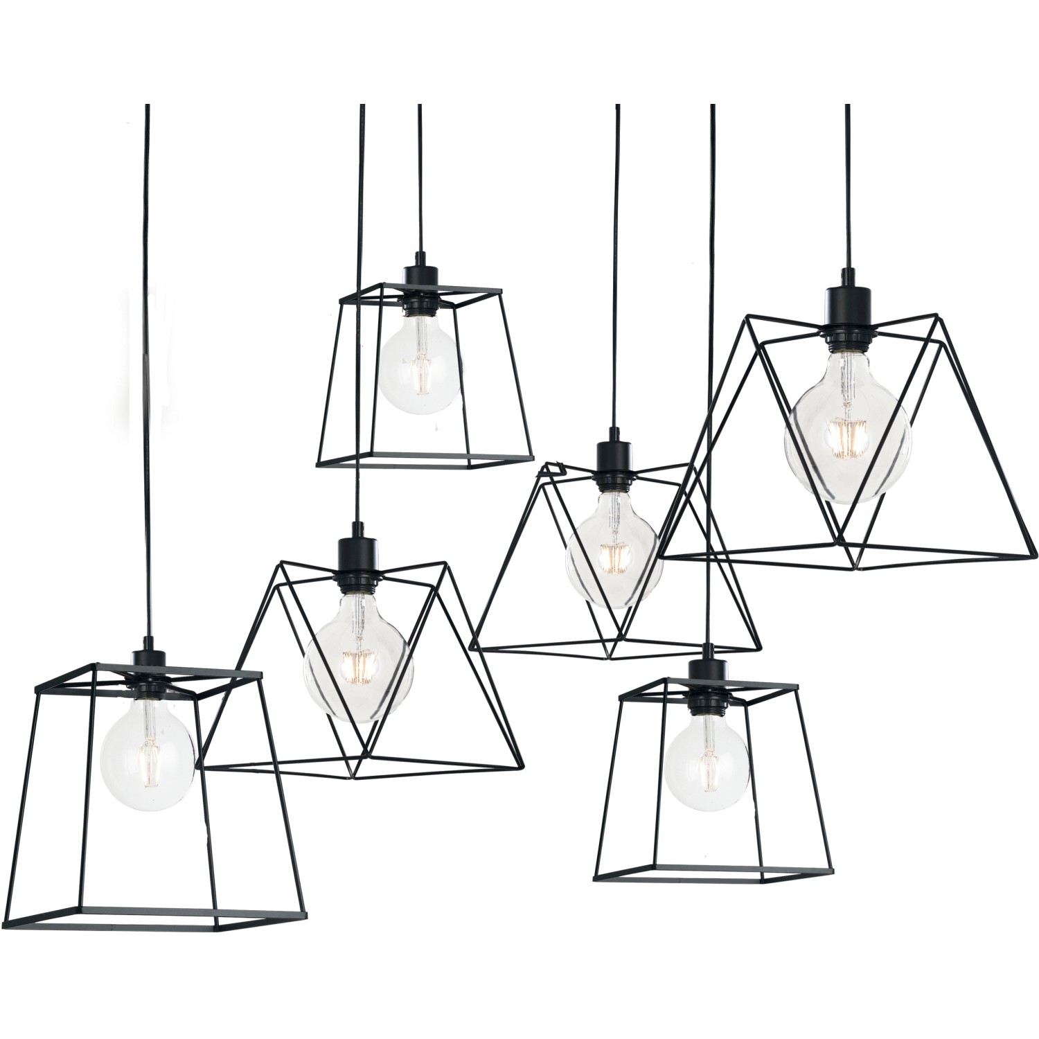 Luce Design Pendelleuchte Brooklyn Schwarz von Luce Design