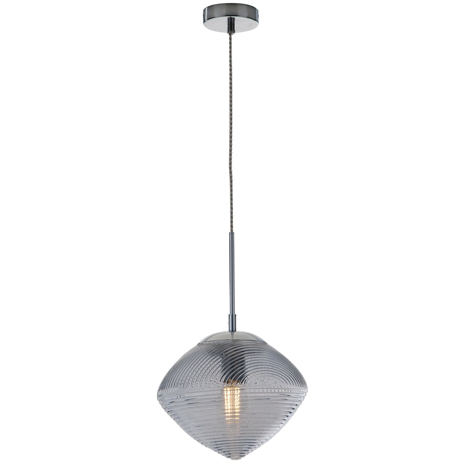 Luce Design Pendelleuchte Greenwich 1-flammig Seeblau Ø 26,2 cm von Luce Design