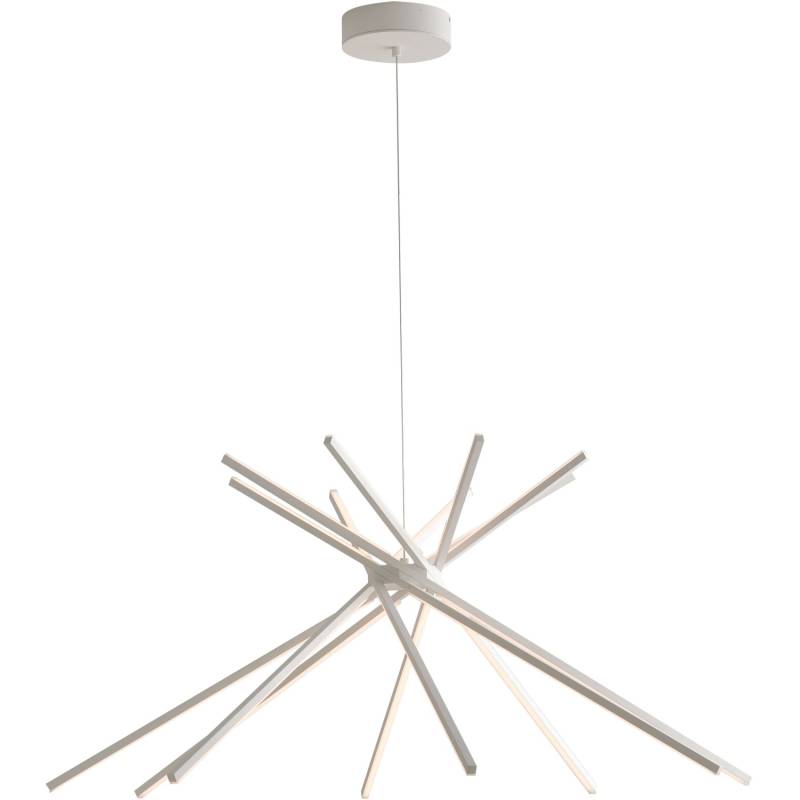 Luce Design Pendelleuchte Shanghai 8-flammig Weiß Ø 113 cm von Luce Design