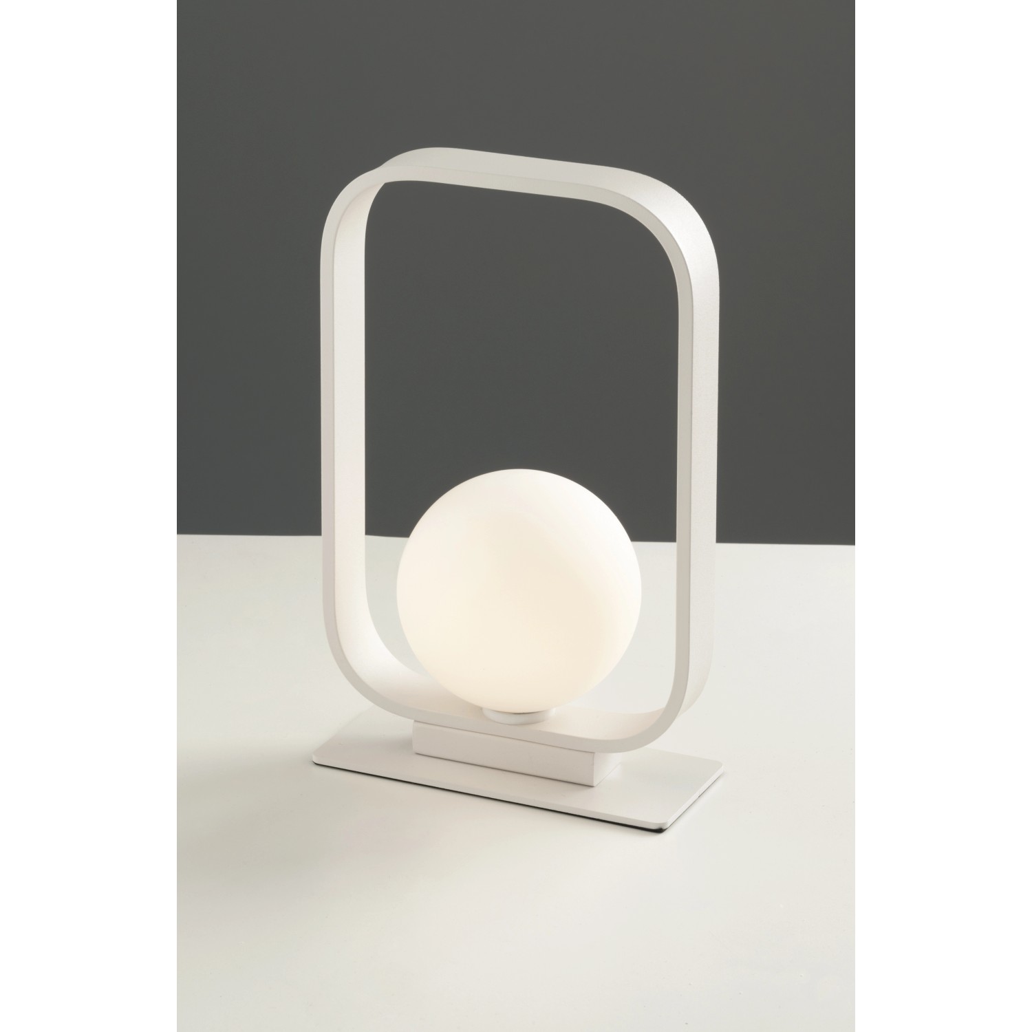 Luce Design Tischleuchte Roxy 1-flammig Weiß 10 cm x 16 cm x 26 cm von Luce Design