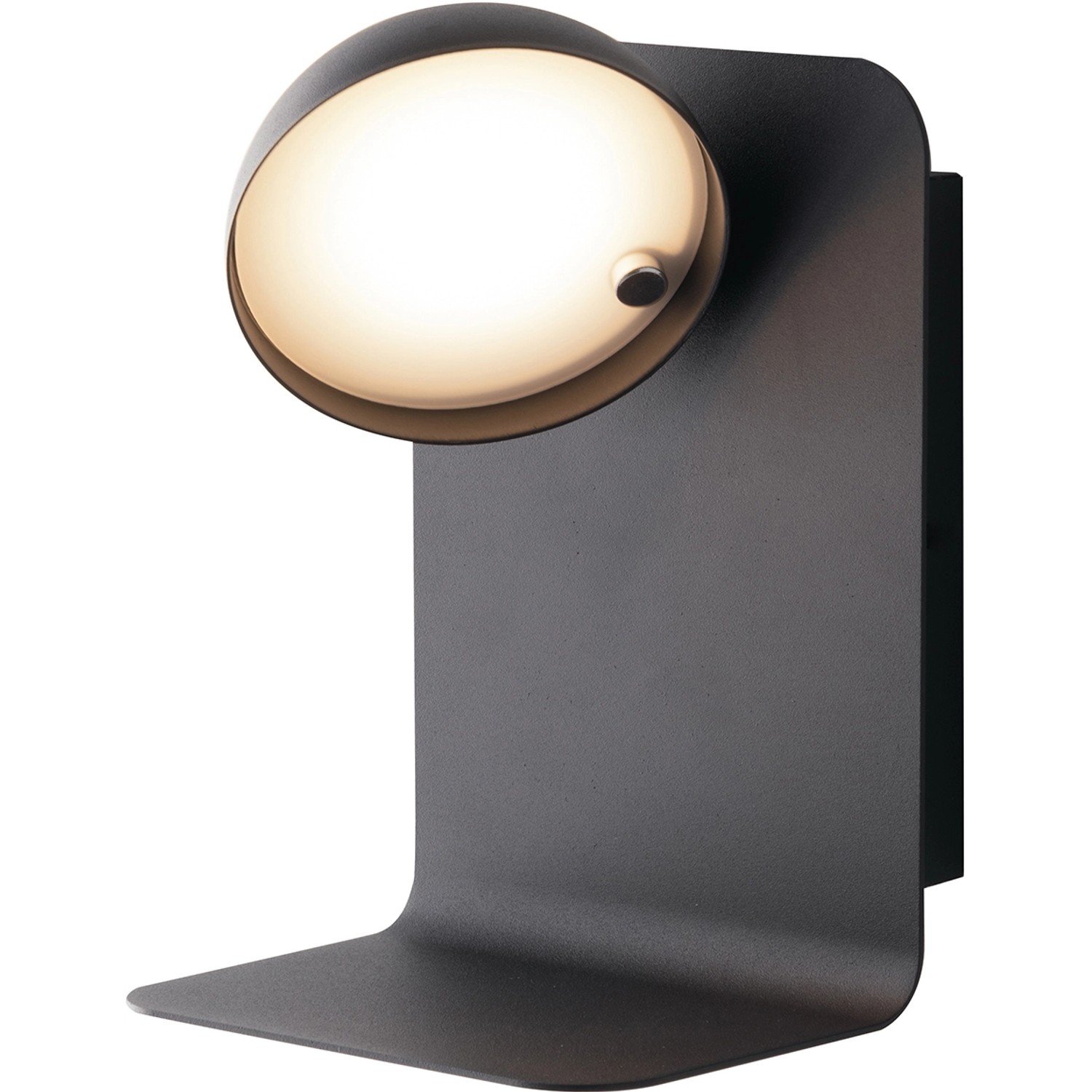 Luce Design Wandleuchte Boing 1-flammig Schwarz 32 cm x 19 cm von Luce Design