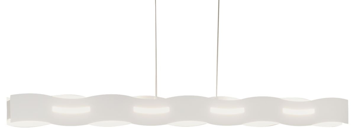 Luce Design Wave LED Hängeleuchte weiß 2300lm 3000K 8,5x21,5x107cm dimmbar von Luce Design