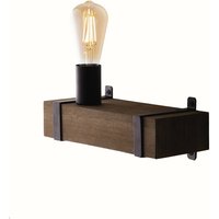 Luce ambiente Design Wandleuchte »TEXAS«, E27, Höhe: 12,5 cm - braun von Luce ambiente Design
