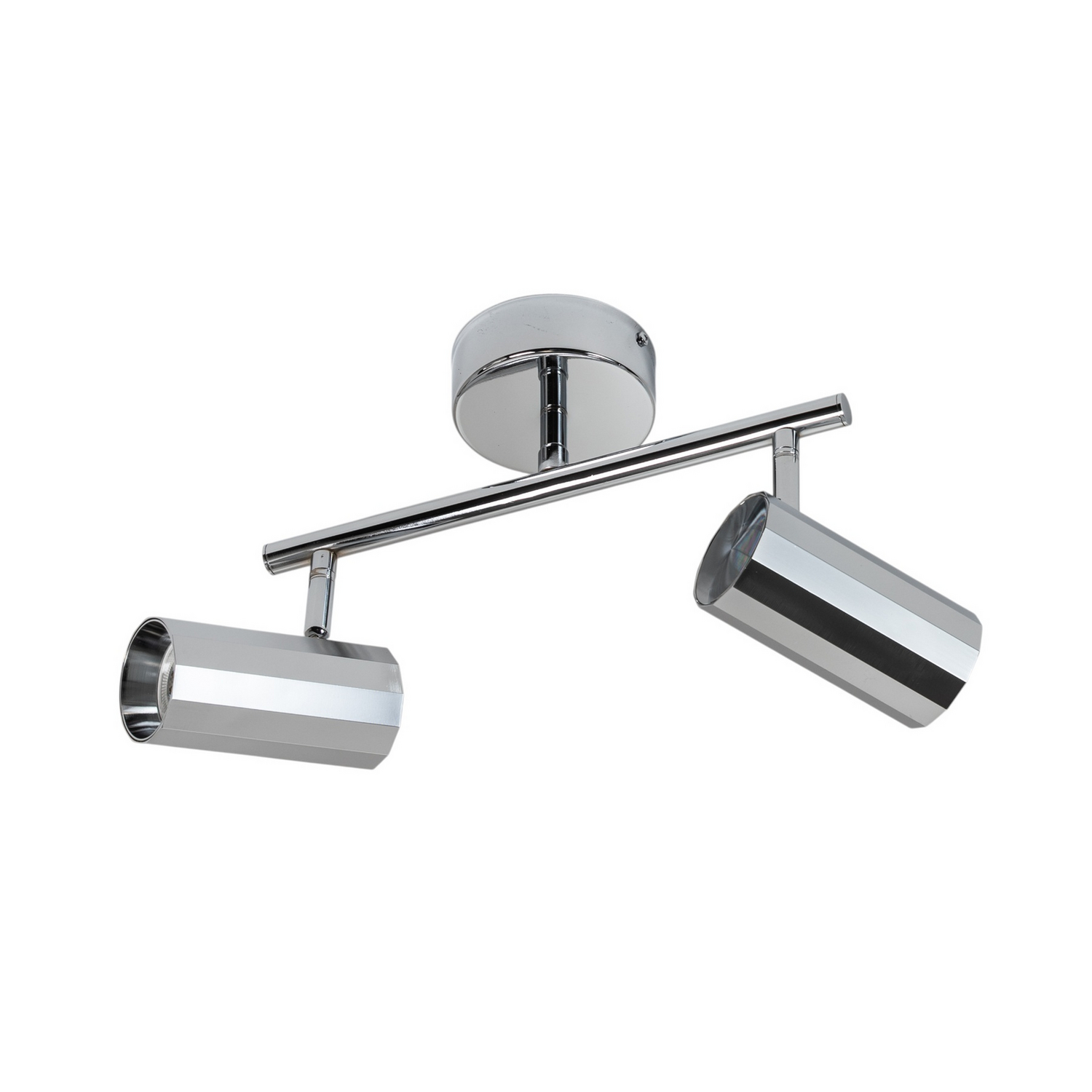 Lucea Deckenstrahler Strahler Oktano Chromfarben Länge 30 Cm 2 Flg Metall B-Ware von Lucea