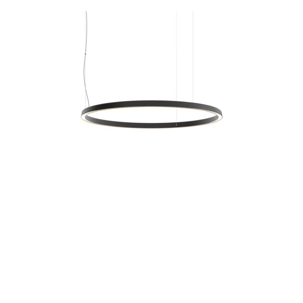 Luceplan - Compendium Circle LED Pendelleuchte Ø110 Black von Luceplan