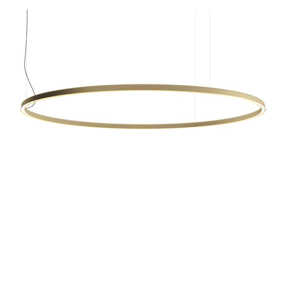 Luceplan - Compendium Circle LED Pendelleuchte Ø200 Brass von Luceplan