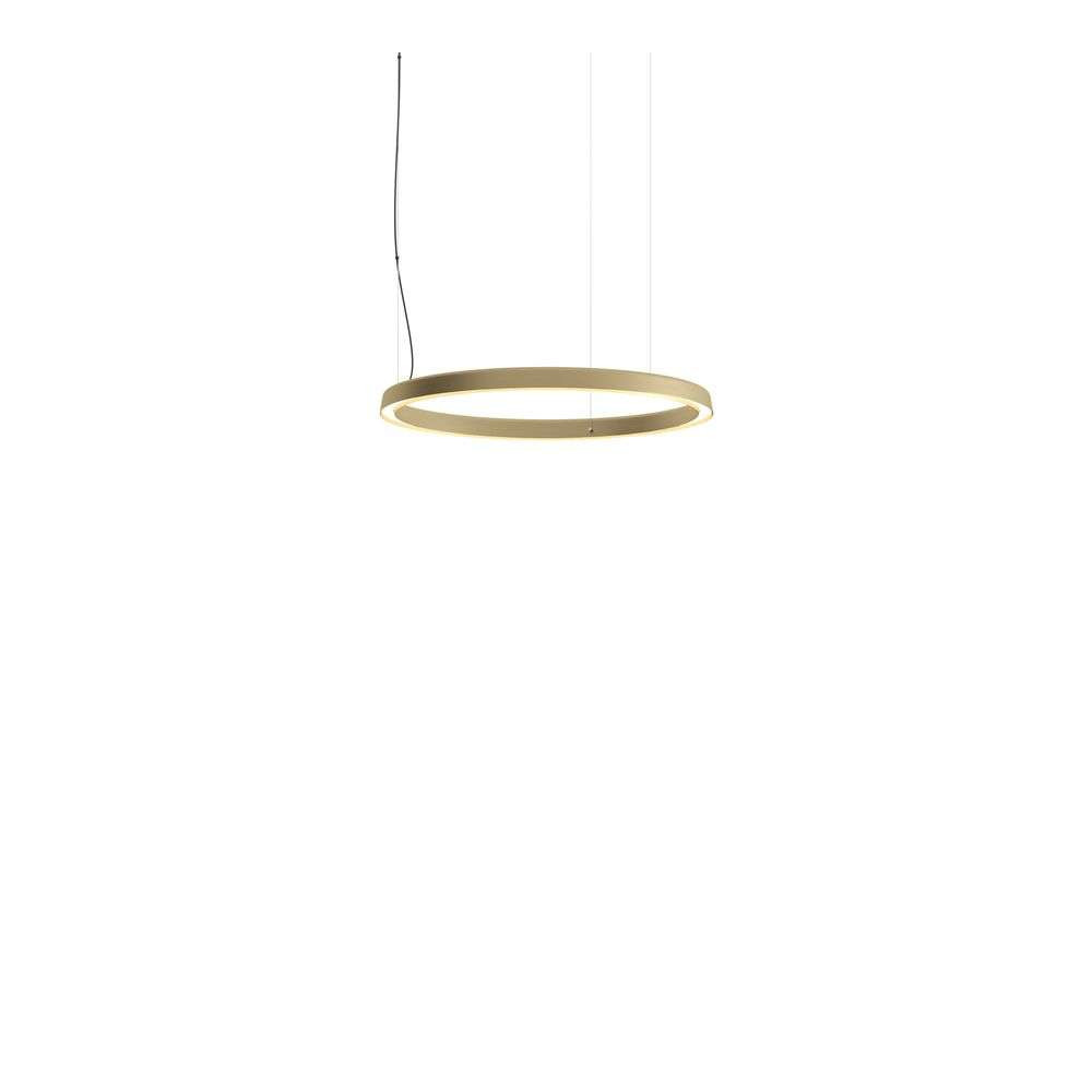 Luceplan - Compendium Circle LED Pendelleuchte Ø72 Brass von Luceplan