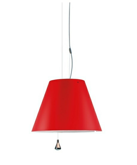 Luceplan - Lady Costanza Pendelleuchte Primary Red von Luceplan