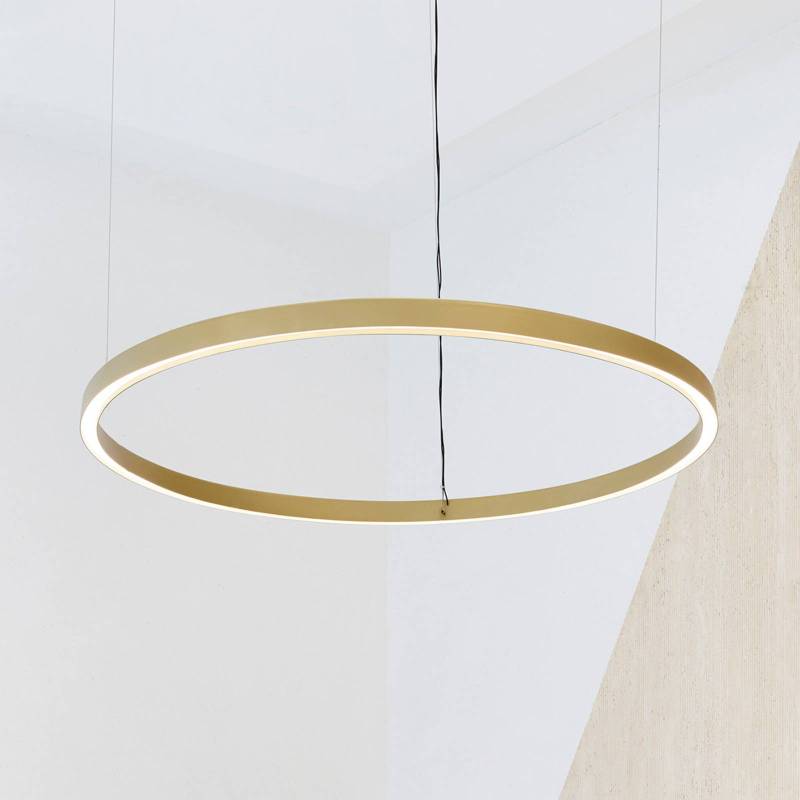 Luceplan Compendium Circle 110cm, messing von Luceplan