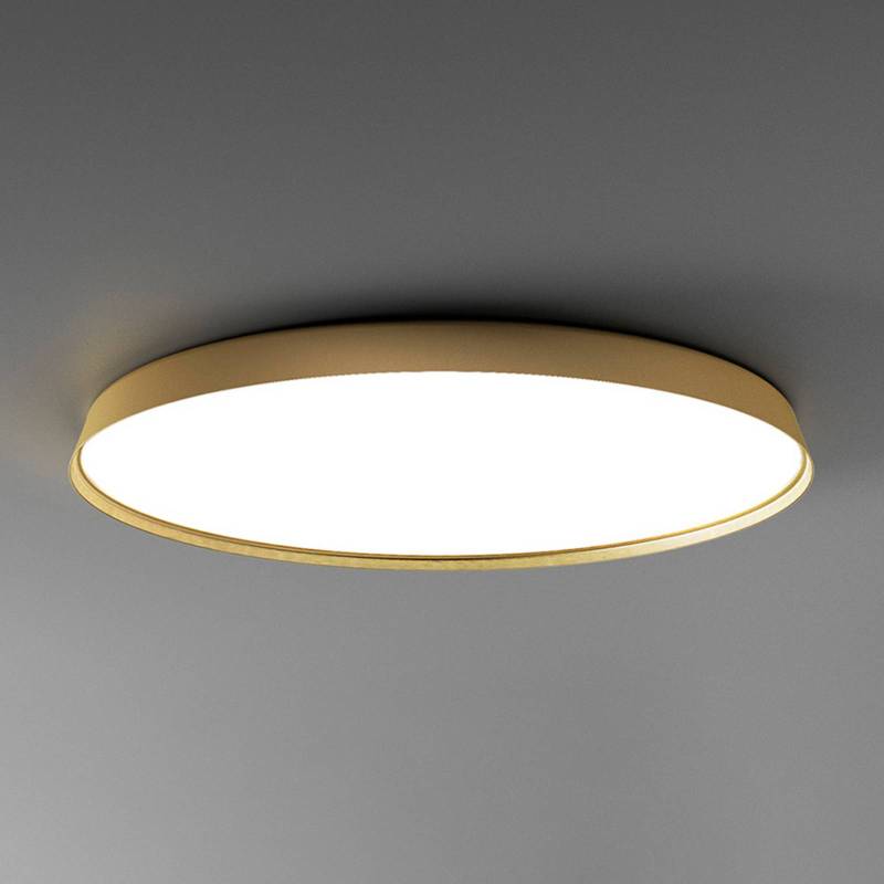 Luceplan Compendium Plate LED-Deckenlampe, messing von Luceplan