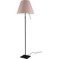 Luceplan Costanza Terra Teleskop mit Touchdimmer, schwarz Schirm: puder von Luceplan