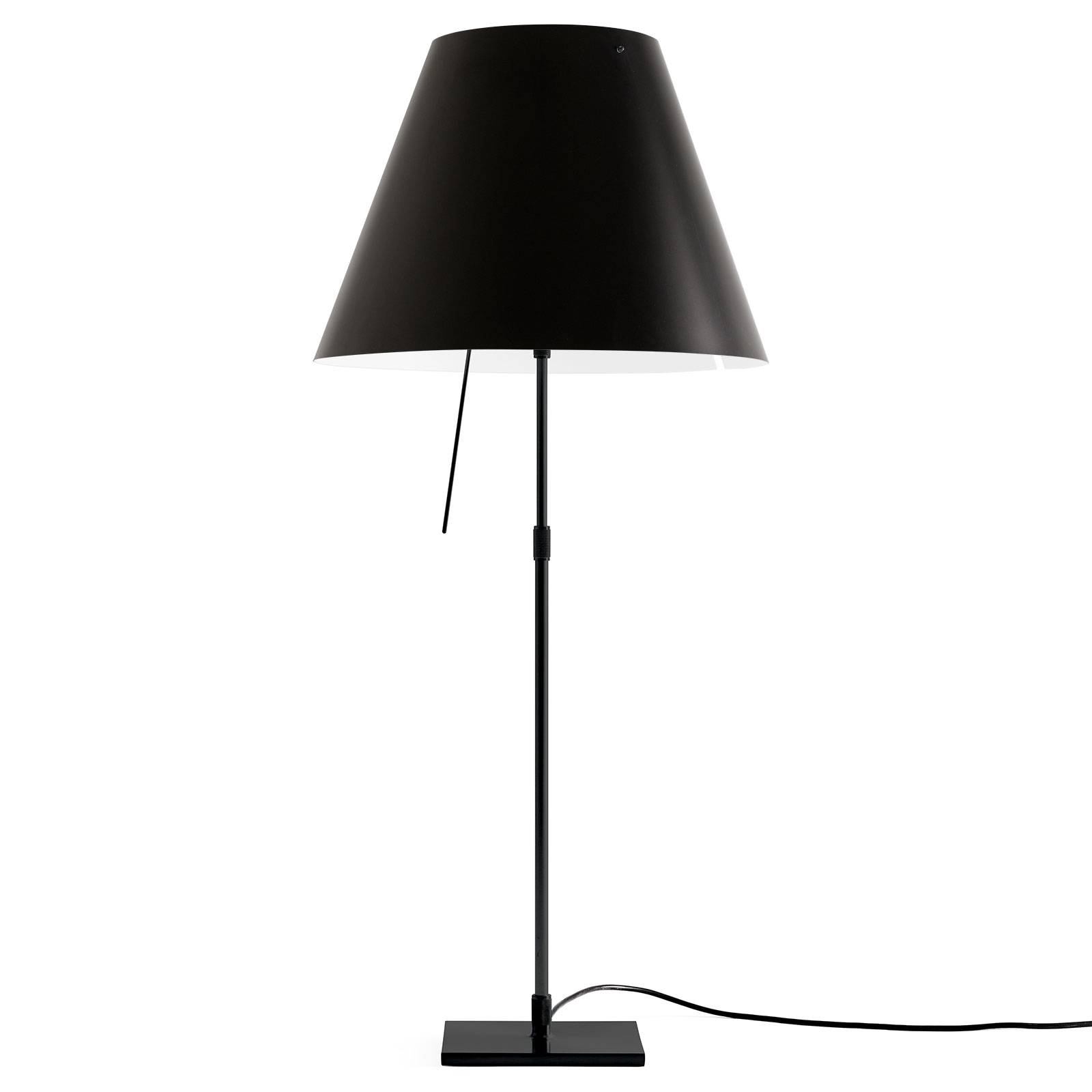 Luceplan Costanza Tischlampe D13 schwarz/schwarz von Luceplan