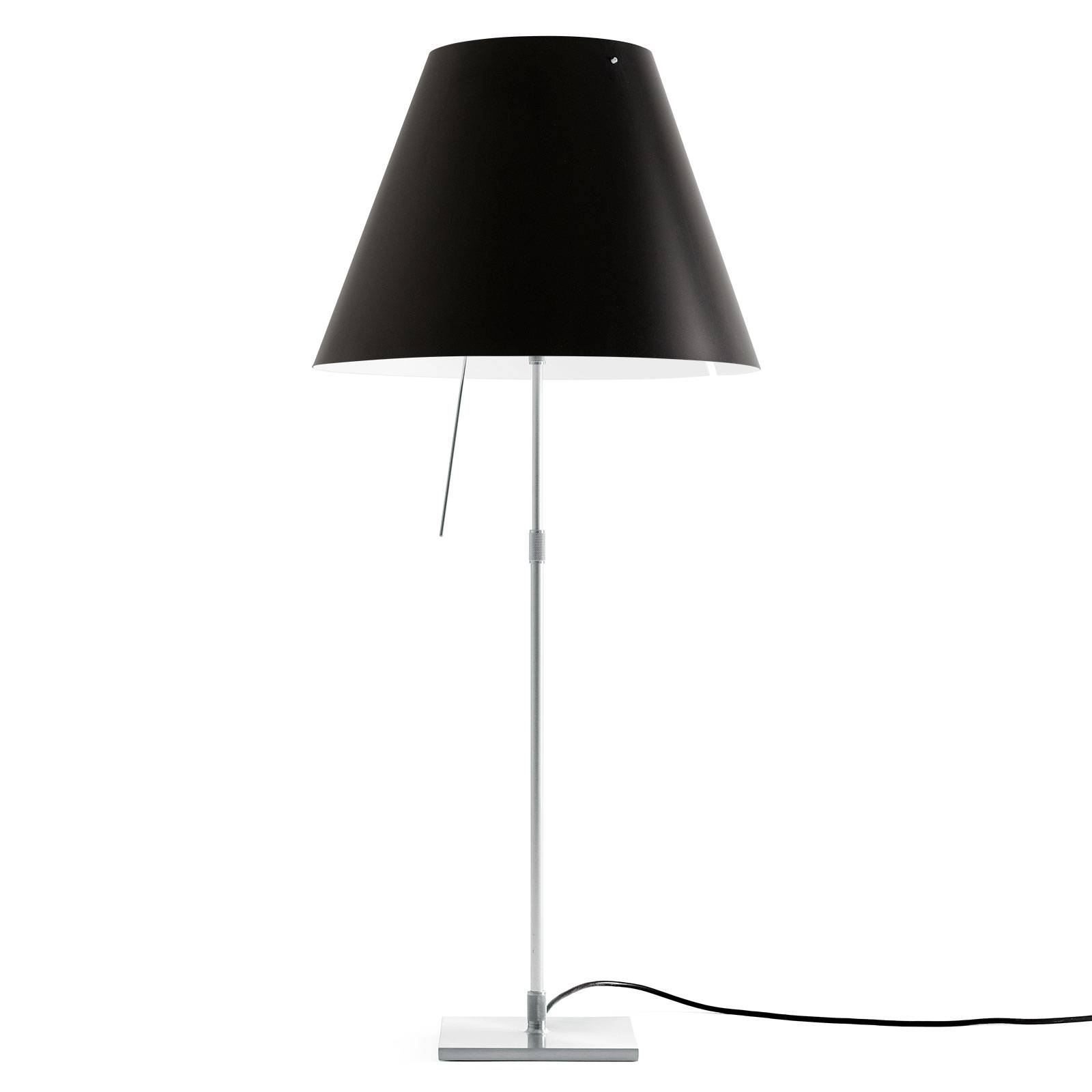 Luceplan Costanza Tischlampe D13i alu/schwarz von Luceplan