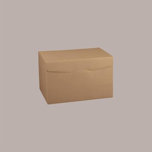 Lucgel Secret Papierbox Havanna für 6 horizontale Flaschen 325 x 255 x 180 mm - 10 Stück - von Lucgel