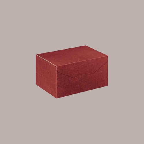 Lucgel Secreto Box aus Papier, für 4 horizontale Flaschen, 325 x 175 x 180 mm, 10 Stück, (Seta Bordeaux) von Lucgel