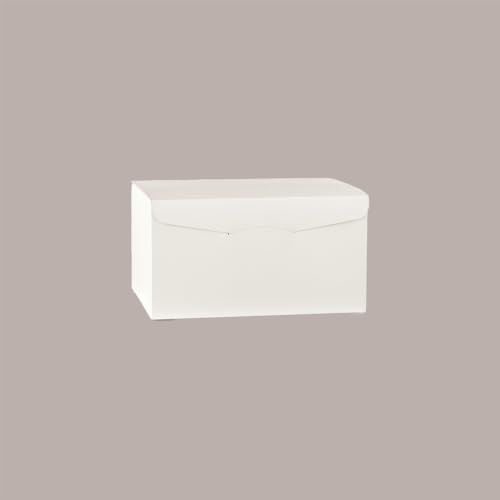 Lucgel Secreto Box aus weißem Papier für 6 horizontale Flaschen, 325 x 255 x 180 mm, 10 Stück von Lucgel