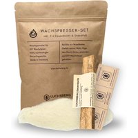 Luchsberg® Wachsfresser Set | Diy Wachsfeuer Selber Machen - Mit 2x Dauerdocht Und Nachhaltigem Pflanzenwachs Outdoorkerze, Betonkerze Luchsberg® Wachsfresser Set | Diy Wachsfeuer Selber Machen - Mit 2x Dauerdocht Und Nachhaltigem Pflanzenwachs Outdoorkerze, Betonkerze von Luchsberg