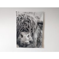 Hochlandrind Highland Cattle Geschirrtuch Geschirrhandtuch Hochlandrind Highland Cattle Geschirrtuch Geschirrhandtuch von LuchsundFuchs
