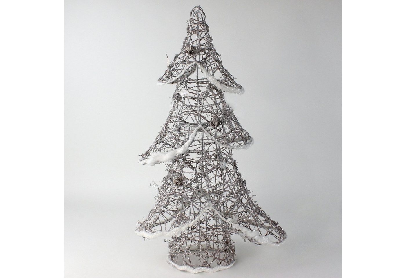 Kunstbaum Glitter-Bäumchen weiß 45 cm von Lucht, Lucht, Höhe 45 cm von Lucht