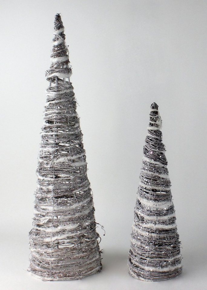 Lucht Dekofigur Glitter Pyramide 40 cm von Lucht Lucht Dekofigur Glitter Pyramide 40 cm von Lucht von Lucht