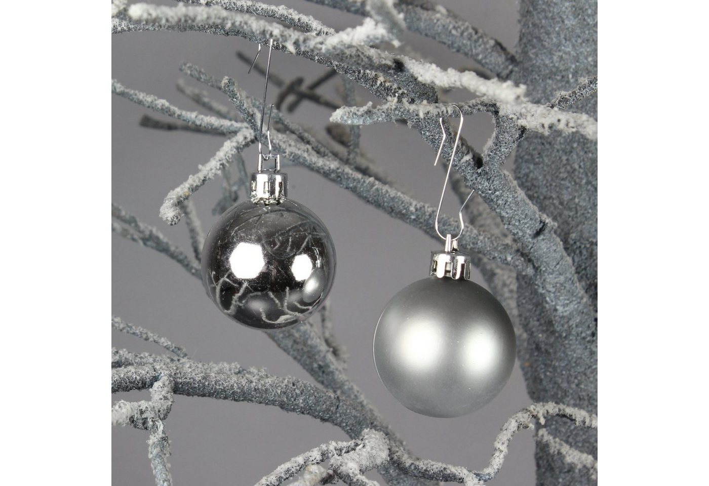 Lucht Weihnachtsbaumkugel Kugeln 4 cm silber 48 Stück von Lucht von Lucht