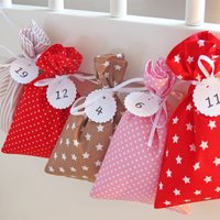 Adventskalender Zum Befüllen Kind Adventskalender Säckchen Frauen Weihnachtskalender Mädchen Selberfüllen Stoff Adventkalender 2025 von Luciadesign