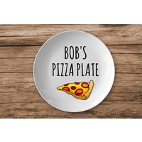 Personalisierter Pizzateller, Benutzerdefinierter Teller, Fügen Sie Einen Benutzerdefinierten Namen Hinzu, Personalisiertes Geschenk Für von LucidCustomz