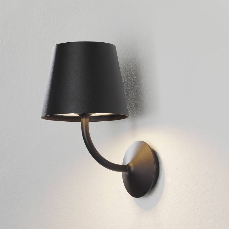 LED-Außenwandleuchte Justin in Schwarz von Lucide