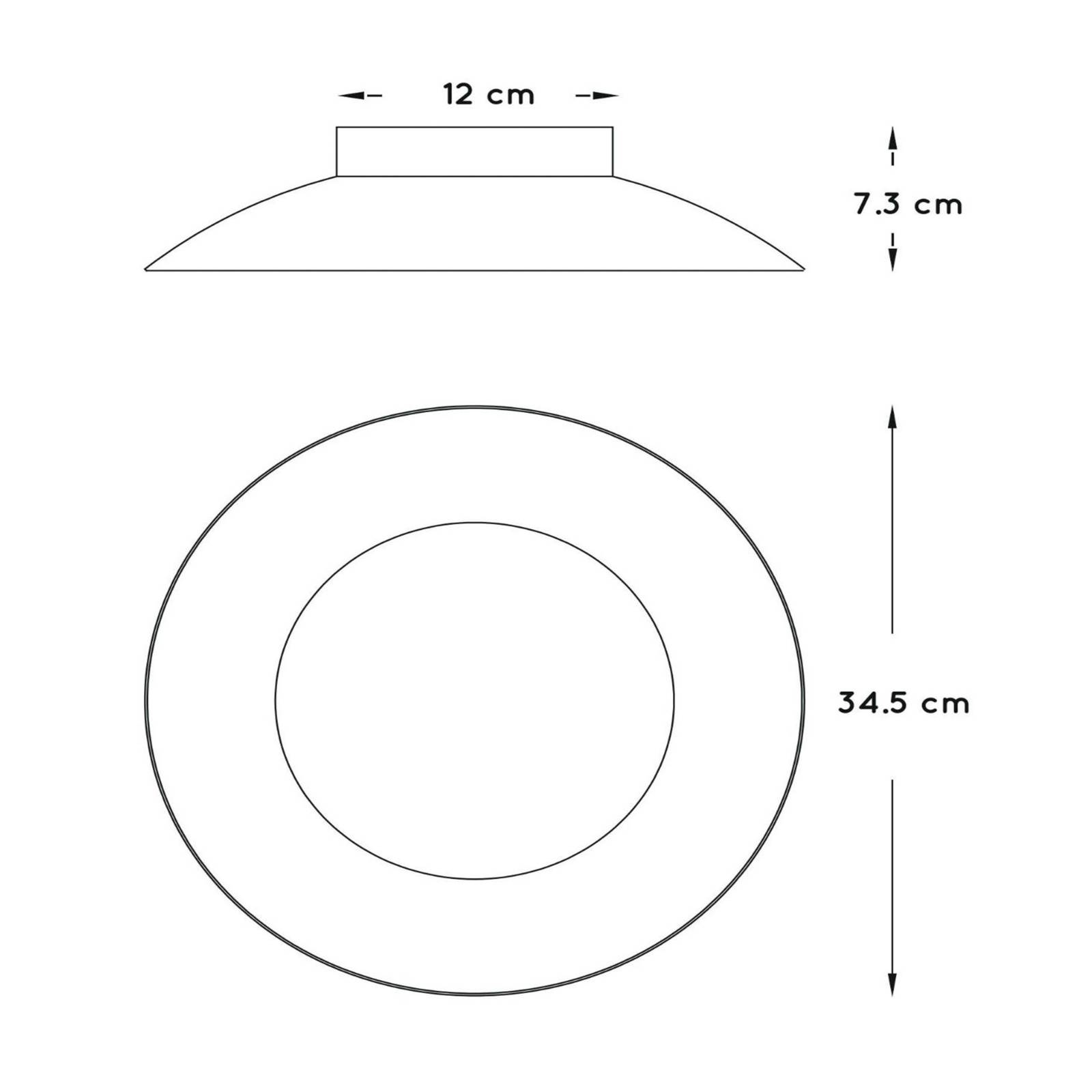 LED-Deckenleuchte Foskal messing, Ø 34,5 cm von Lucide