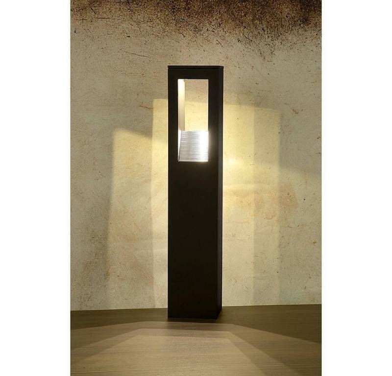 Lucide Außen-Stehlampe KARYE Pfahl IP54 LED3x1W H50 B10 L10cm Schwarz, LED von Lucide