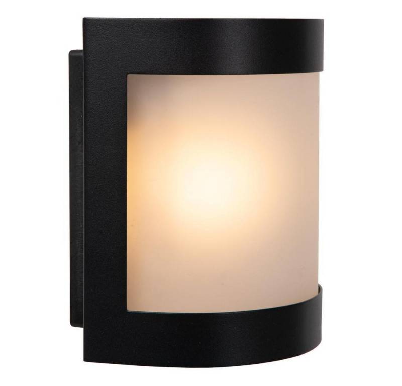 Lucide Außen-Wandleuchte Wandleuchte Bolo in Weiß und Schwarz E27 IP44 von Lucide