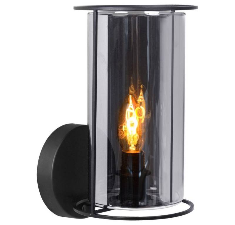 Lucide Außen-Wandleuchte Wandleuchte Dounia in Schwarz max. 40W E27 von Lucide