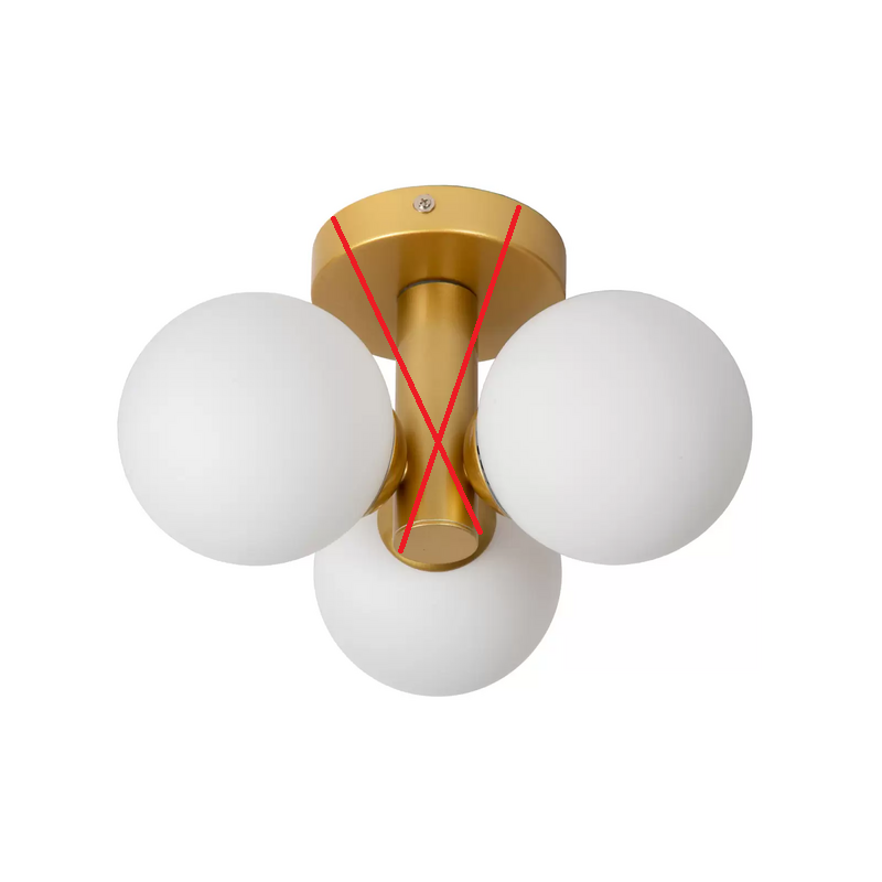 Lucide Bad Deckenleuchte Trudy 3 Flammig Deckenlampe Lampe Siehe Text/Foto B-Ware Lucide Bad Deckenleuchte Trudy 3 Flammig Deckenlampe Lampe Siehe Text/Foto B-Ware von Lucide