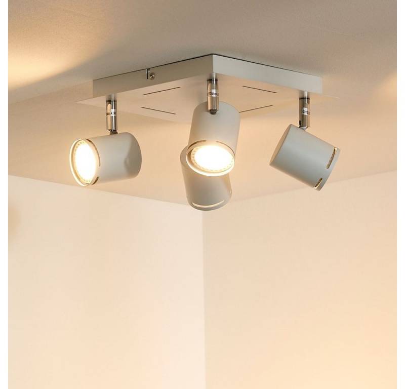 Lucide Deckenstrahler Leuchtenspot Rilou in weiß, inkl. LED, schwenkbar, LED Lucide Deckenstrahler Leuchtenspot Rilou in weiß, inkl. LED, schwenkbar, LED von Lucide